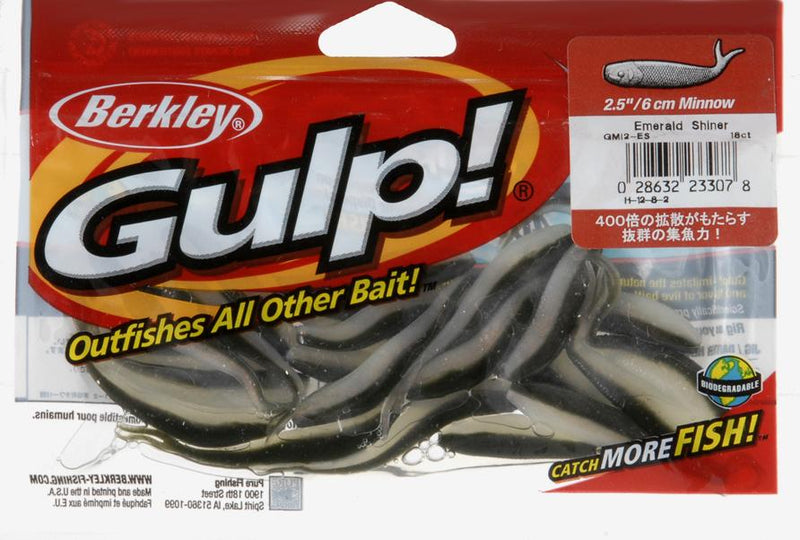 Berkley Gulp! Alive! Smelt Minnow Color Freshwater Fishing Bait