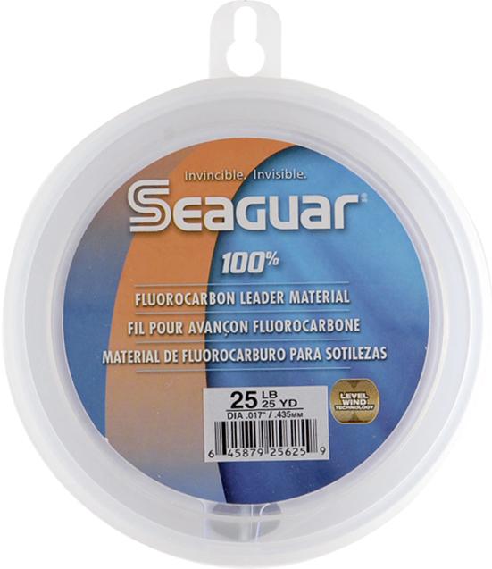 Seaguar Blue Label Fluorocarbon Leader Material, 25-yd, Clear