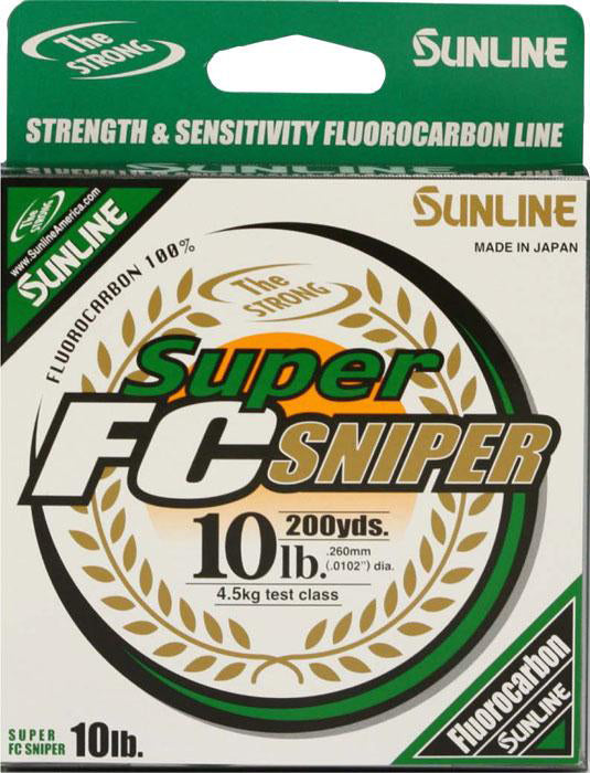  Sunline Super FC Sniper Fluorocarbon Fishing Line (Natural  Clear, 6-Pounds/200-Yards) : Sports & Outdoors