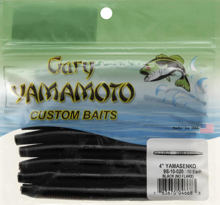 GARY YAMAMOTO 4' SENKO BASS CUSTOM BAITS SOFT SILICONE FISHING