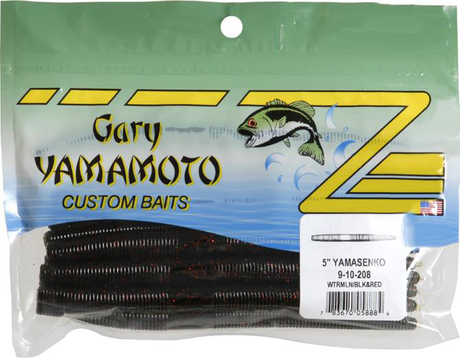 Gary Yamamoto 5 Smoke w/blk copper Chartreuse Tip Yamasenko – Fat Nancy's  Tackle Shop