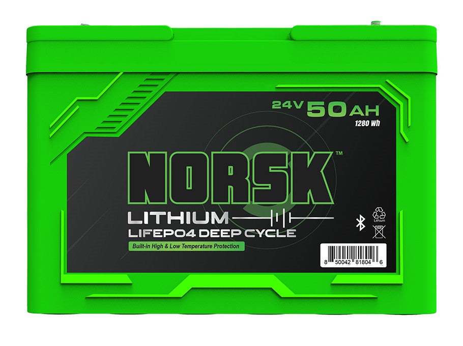 Norsk Lithium Marine Batteries [24v - 50Ah - Guardian]