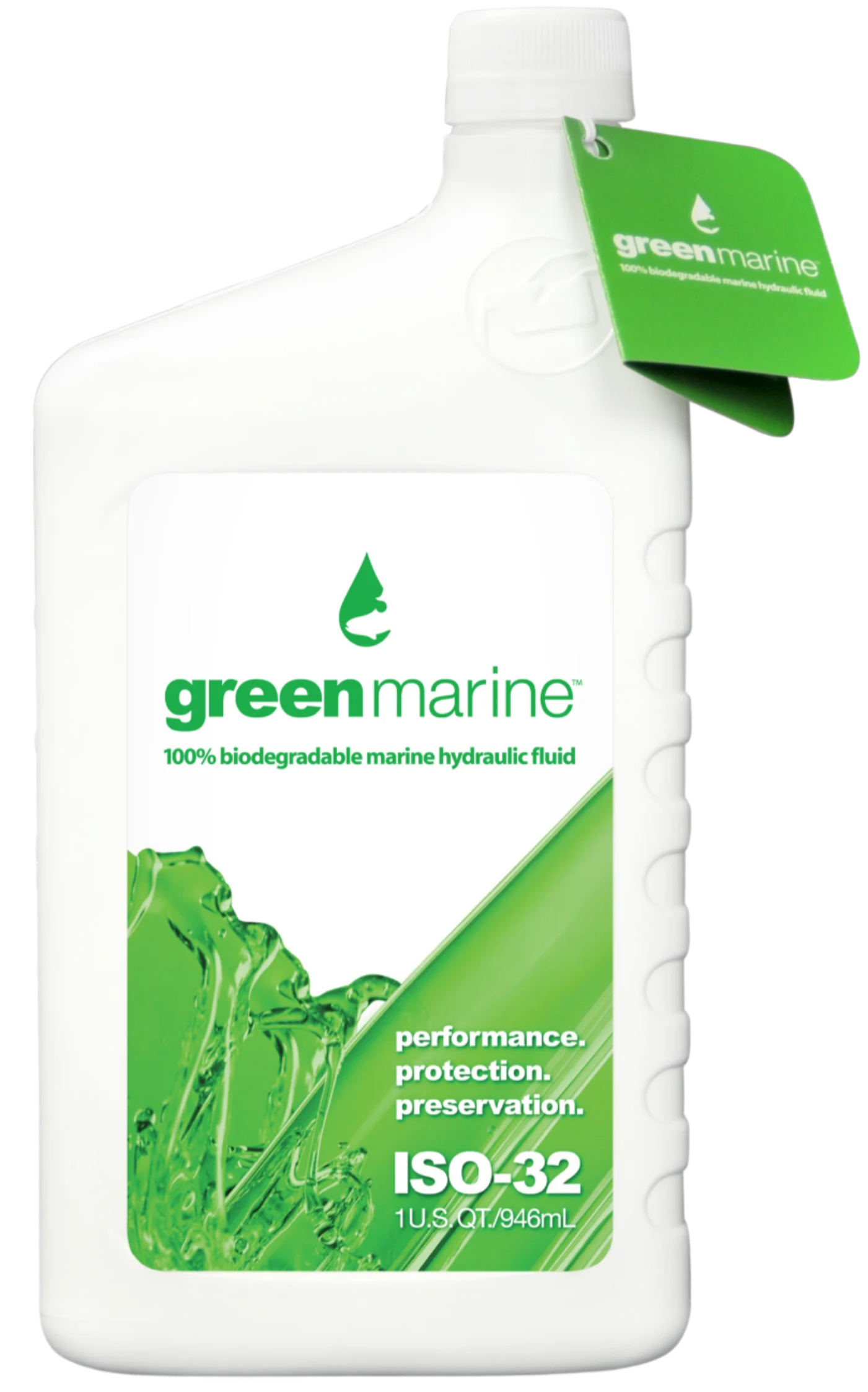 Green Marine ISO-32 Hydraulic Fluid - 1 Quart