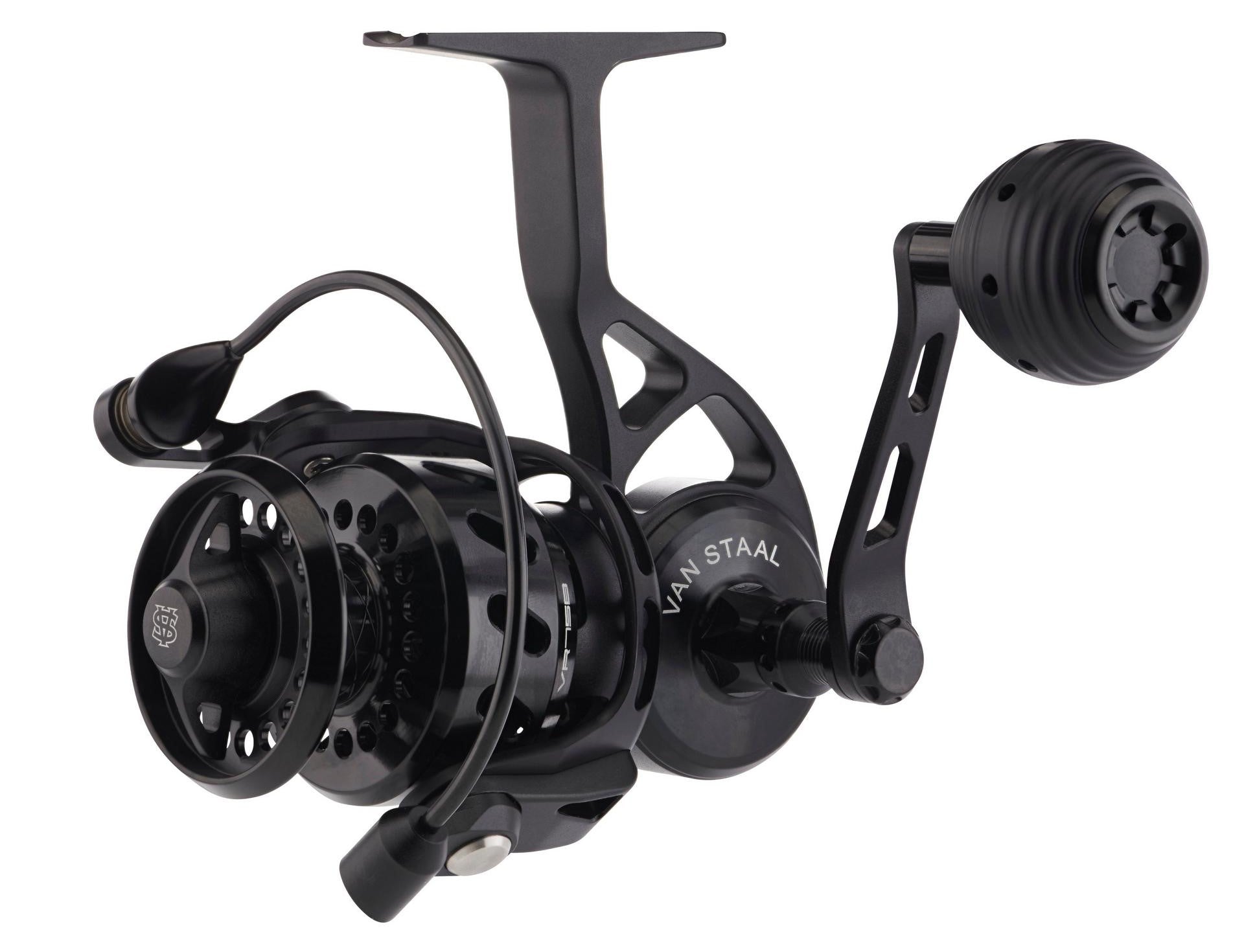 Van Staal VR Spinning Reels [Black - Angled]