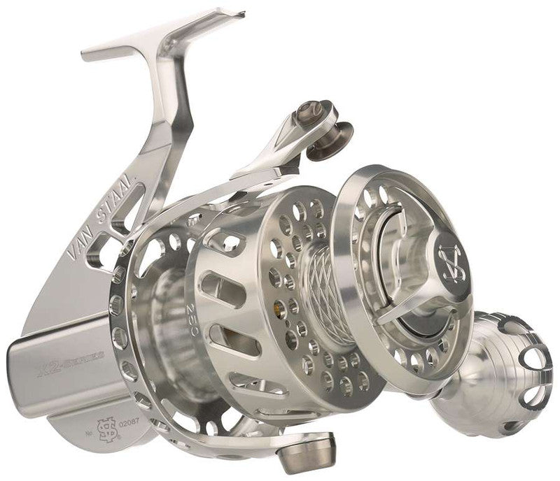 Van Staal VSX2 Bail-less Spinning Reels [Silver - Left Handed]