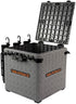 YakAttack BlackPak Pro Kayak Fishing Crate [13x13 - Battleship Grey - Open]