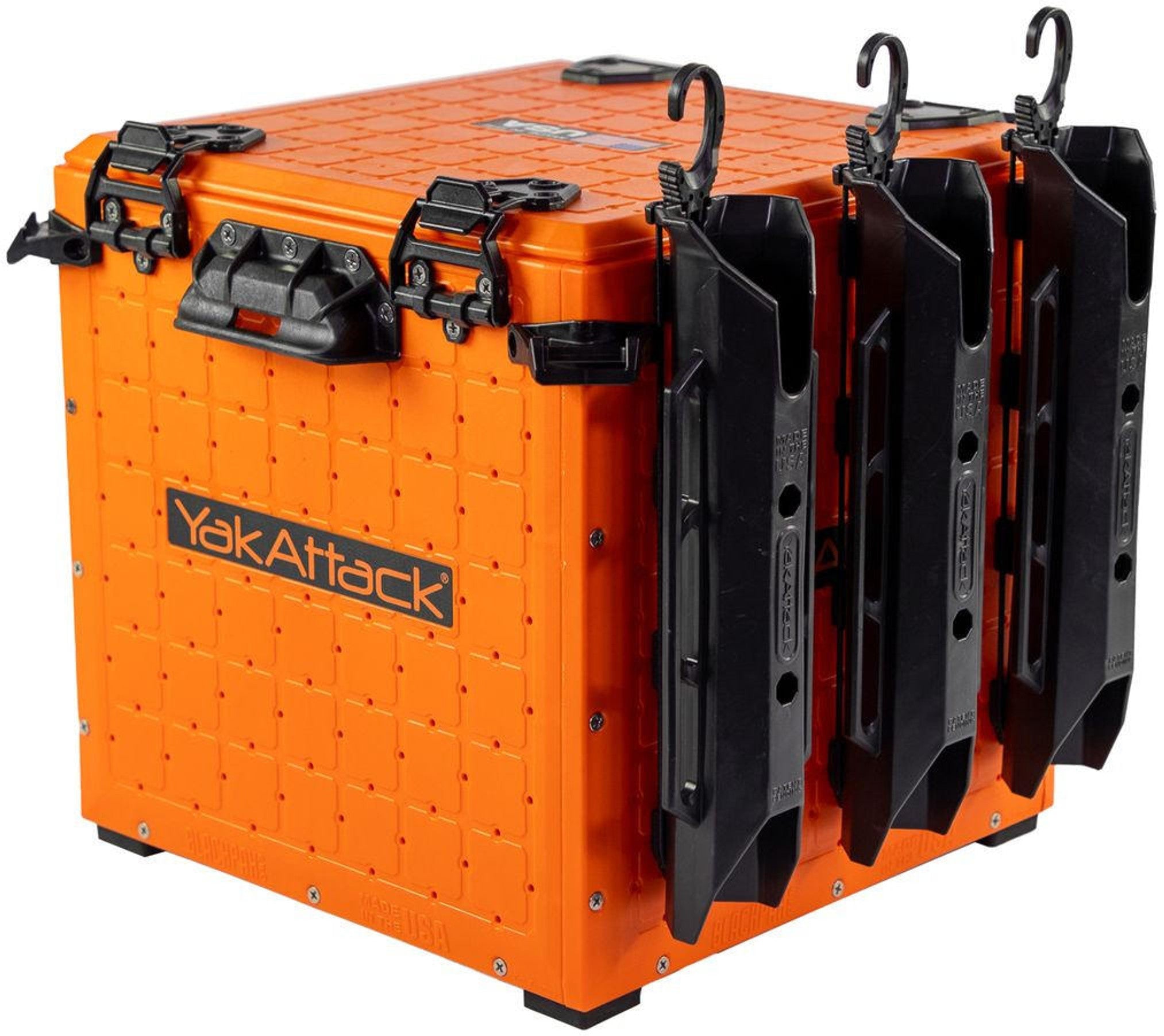 YakAttack BlackPak Pro Kayak Fishing Crate [13x13 - Orange]