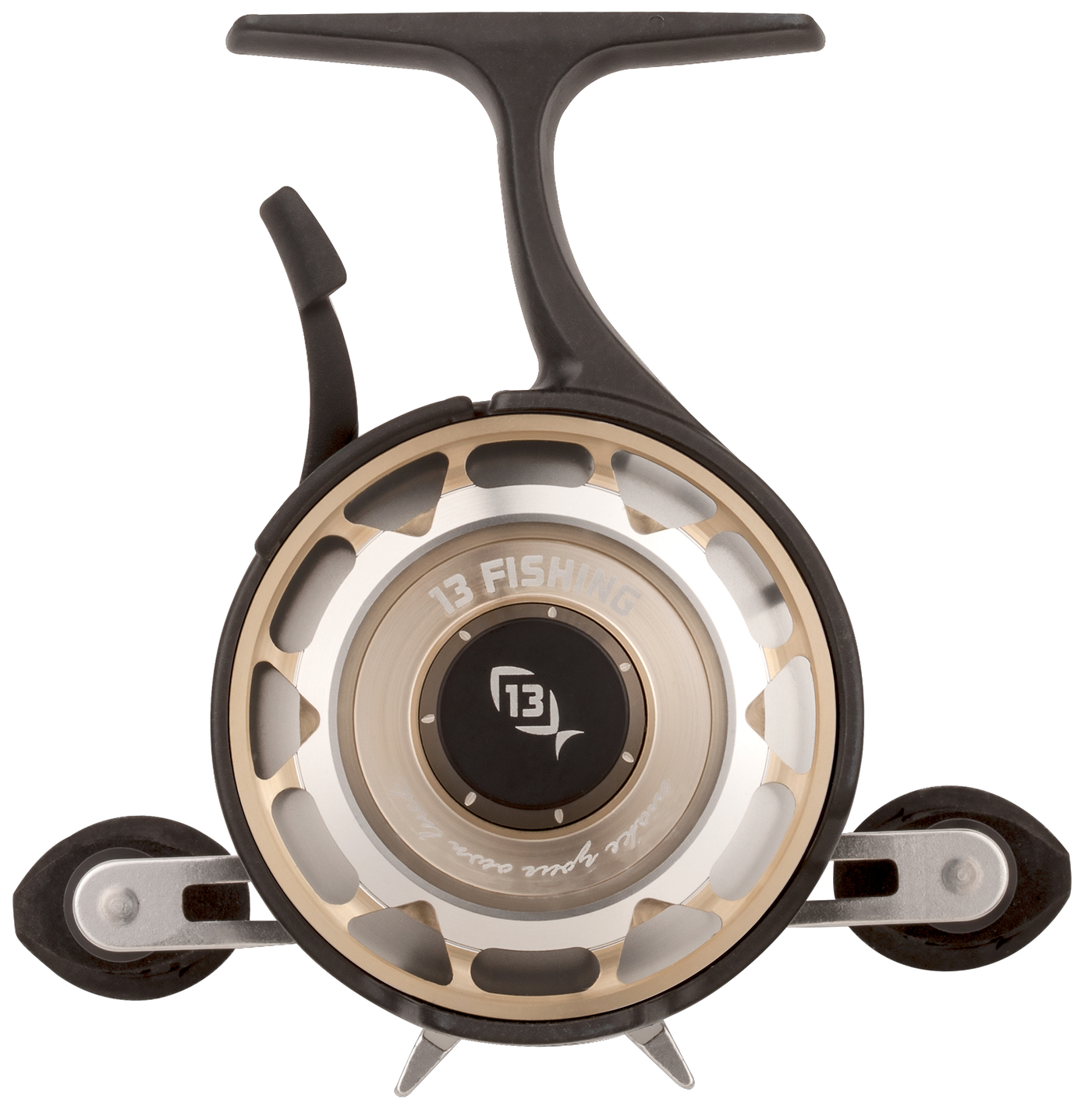 13 Fishing Black Betty FreeFall Carbon - Inline Ice Fishing Reel - 2.5:1  Gear Ratio - Great Lakes Outfitters