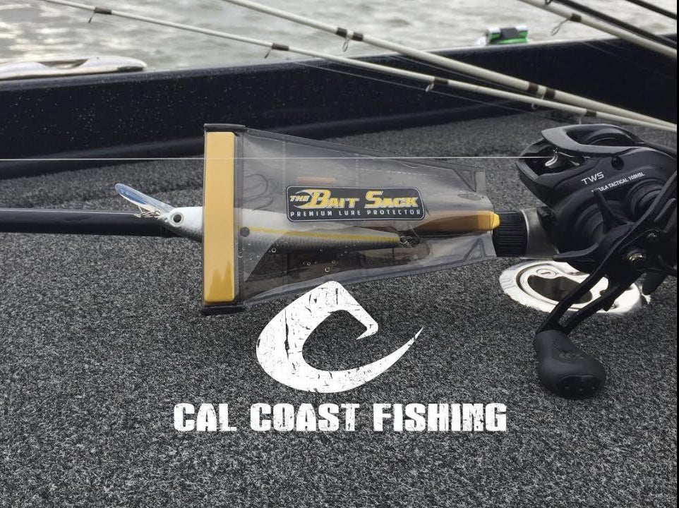 Cal Coast Fishing Bait Sack Lure Protector - Two Rod Clips Included