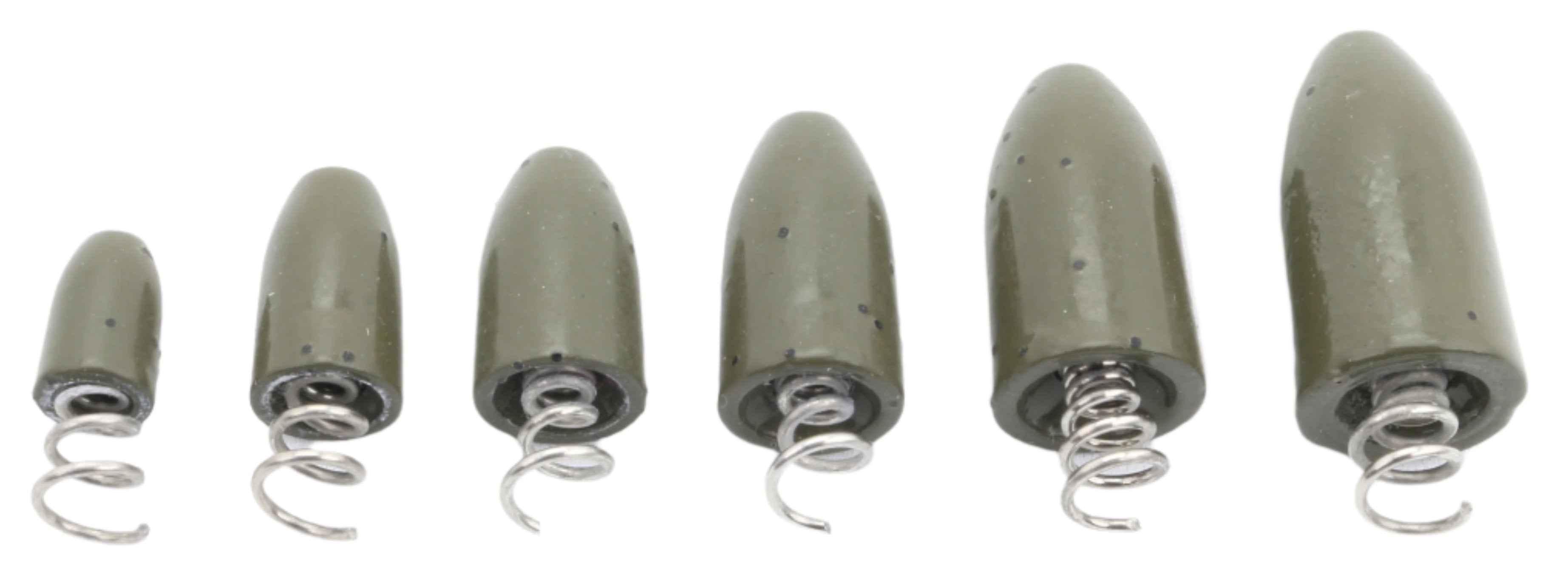 FishOn Tungsten Screw-In Weight Sizes