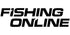 Fishing Online Logo Decal / Sticker [8" Logo Black (No Border)]