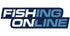 Fishing Online Logo Decal / Sticker [8" Logo (Blue Border)]