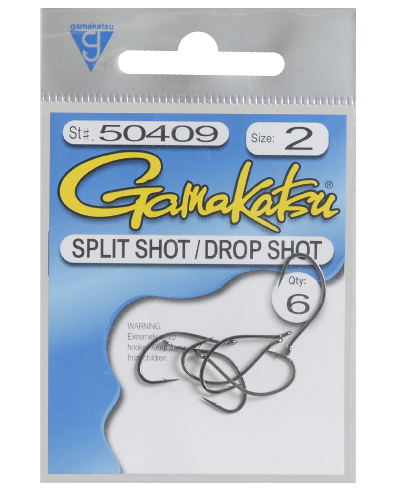Gamakatsu Weedless Split Shot / Drop Shot Hook 2
