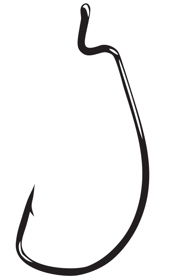 Gamakatsu Worm Offset Hook (Extra Wide Gap) Black