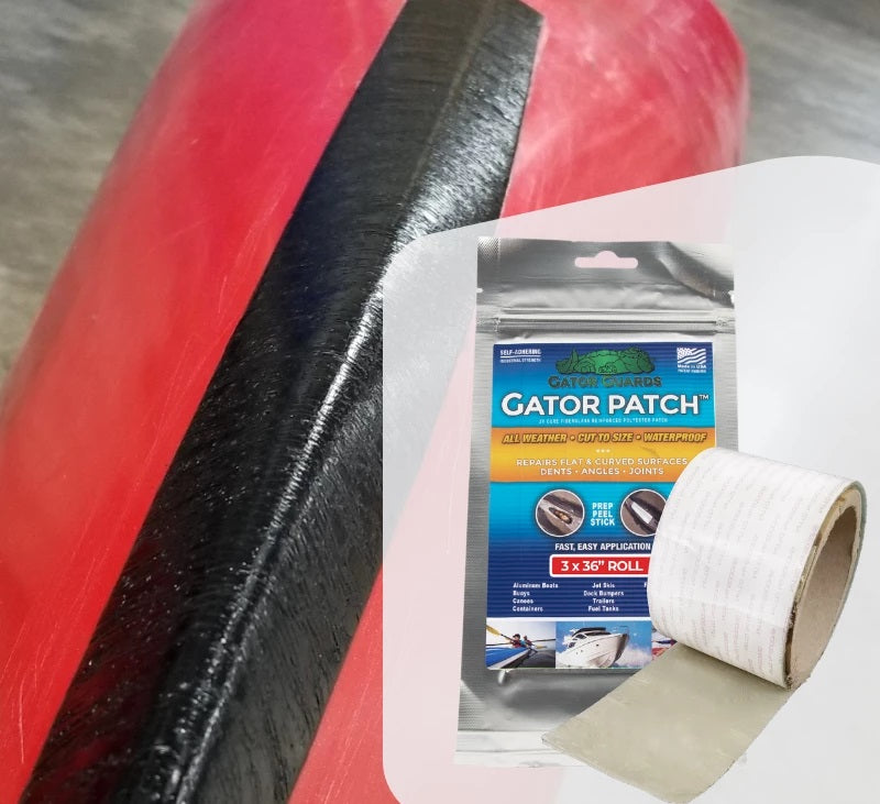 Gator Guards "Gator Patch" Kayak Keel Guard and Skid Plate - bonds to almost any material