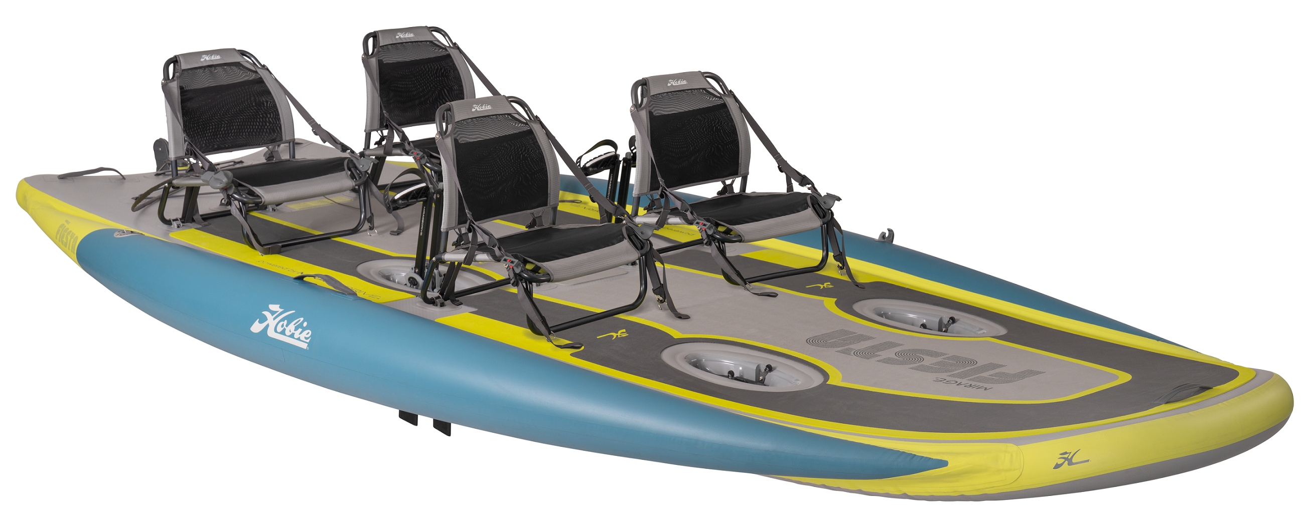 Hobie iTrek Fiesta 4 Person Inflatable Pedal Kayak