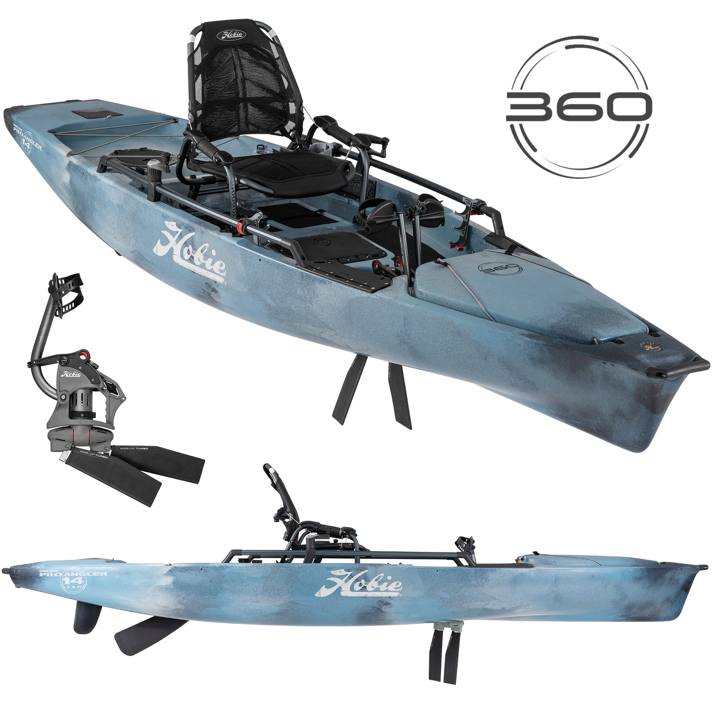 Hobie Mirage 360 Pro Angler 14 Fishing Kayak – Fishing Online