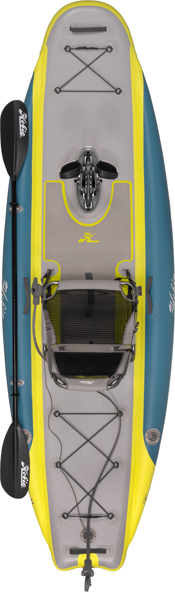 Hobie Mirage iTrek 11 Inflatable Pedal Kayak Top View