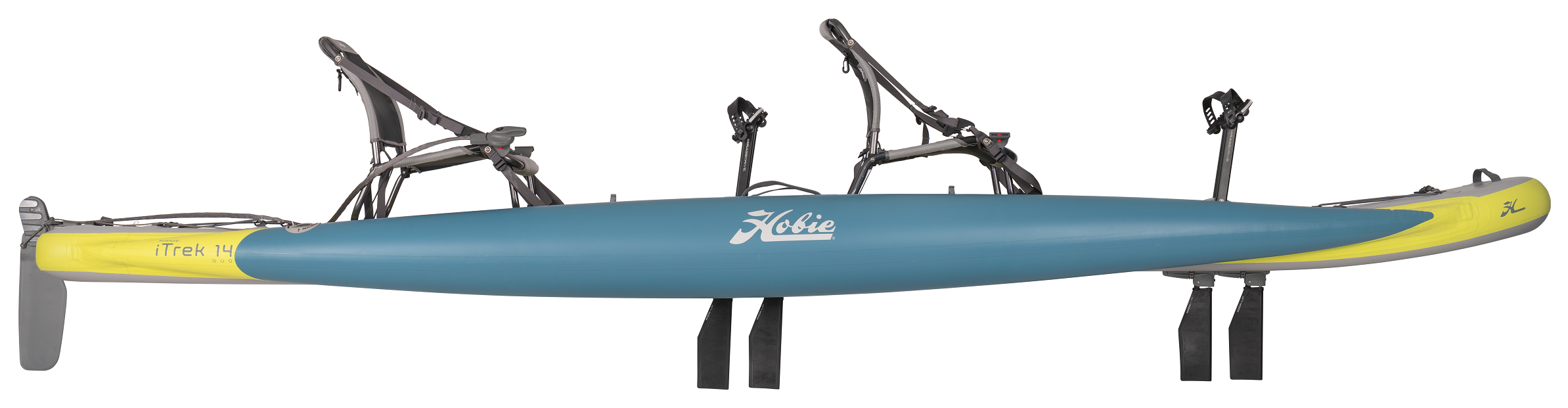 Hobie Mirage iTrek 14 Duo Inflatabel Kayak [Side View]