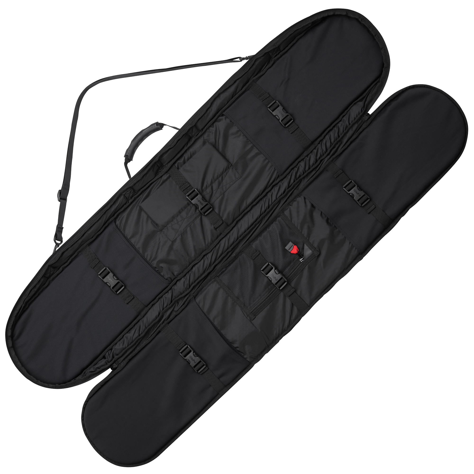 NRS Two-Piece Kayak Paddle Bag Opened