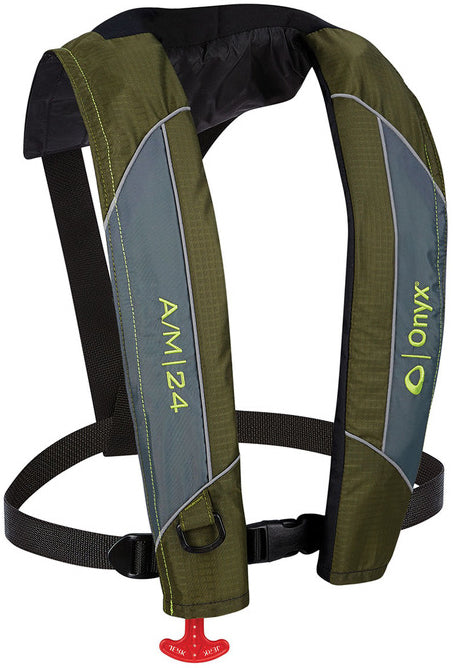 Onyx A/M-24 Inflatable Life Jacket [Green]