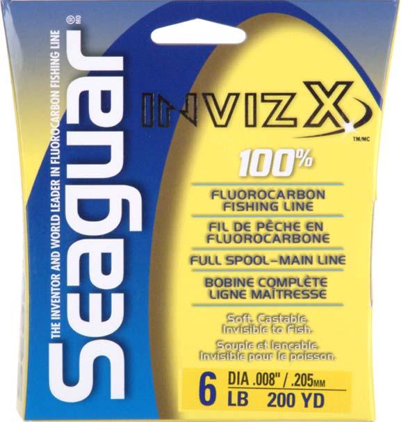 Seaguar InvizX Fluorocarbon Line (200 YDS)