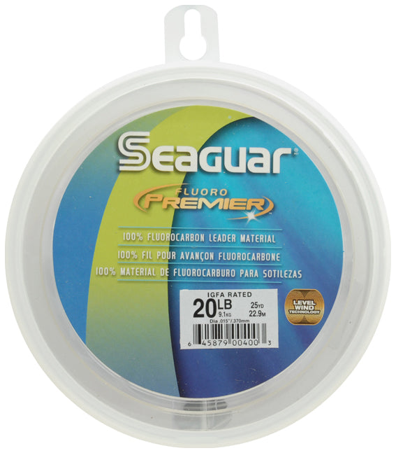 Seaguar Premier Fluorocarbon Leader [20LB 25YDS]