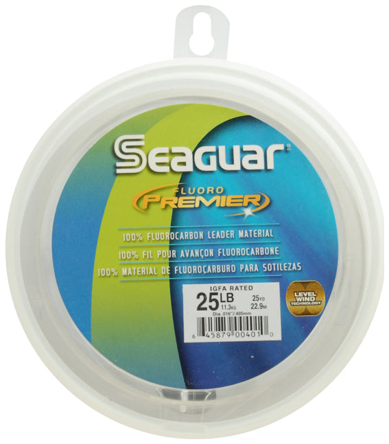 Seaguar Premier Fluorocarbon Leader [25LB 25YDS]