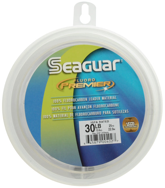 Seaguar Premier Fluorocarbon Leader [30LB 25YDS]