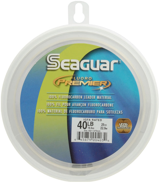 Seaguar Premier Fluorocarbon Leader [40LB 25YDS]