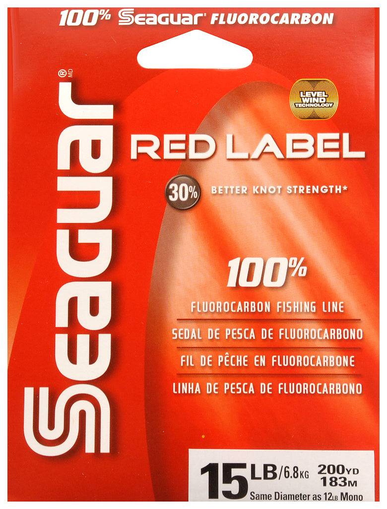 Seaguar Red Label Fluorocarbon Line [15LB 200YDS]