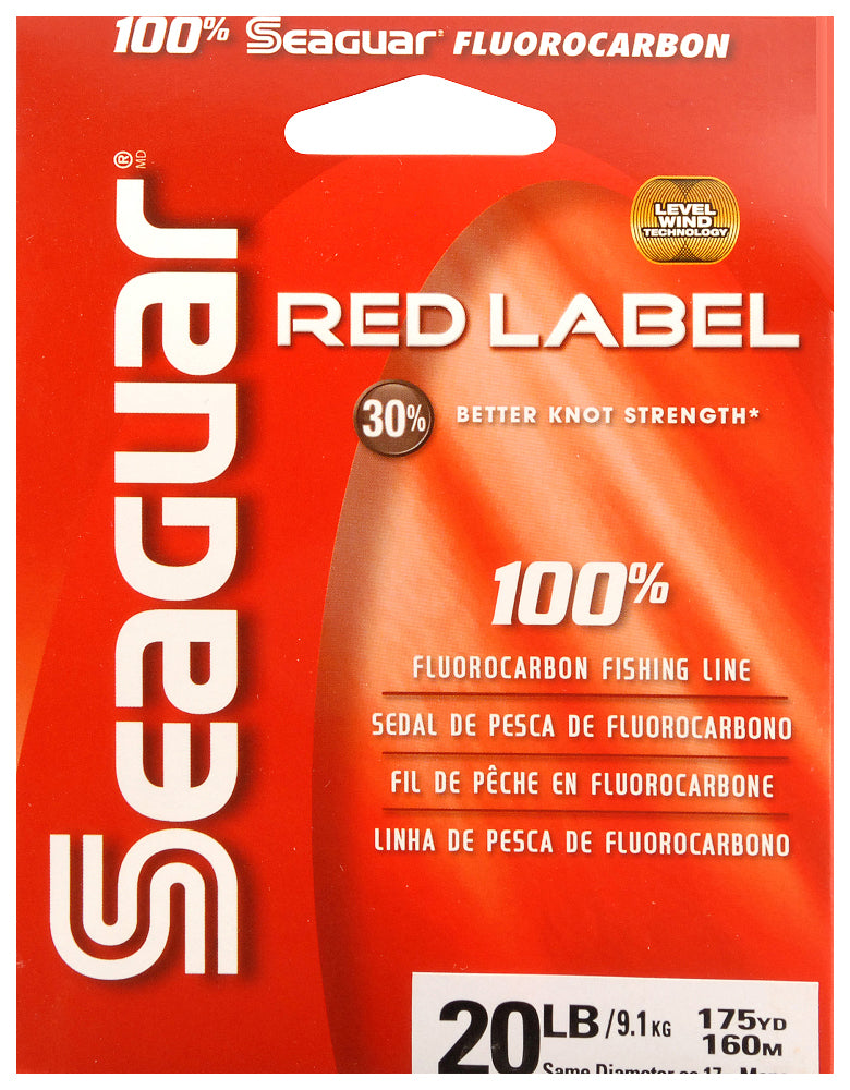 Seaguar Red Label 6 Lb 200 Yards Fluorocarbon Fishing Line Clear