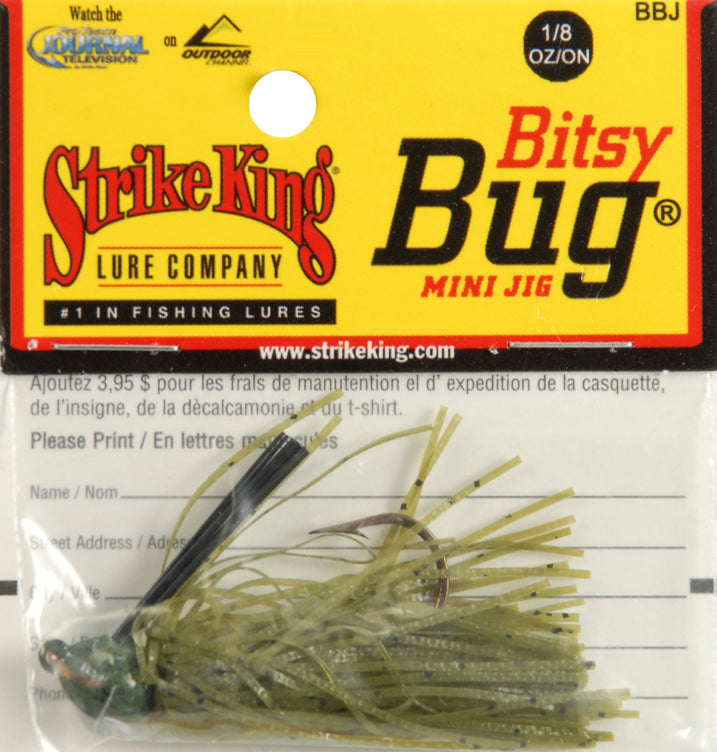 Strike King Bitsy Bug Mini Jig Hook 1/8 and similar items