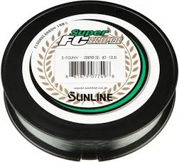 Sunline Super FC Sniper Fluorocarbon Fishing Line - Available in green and clear