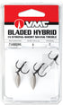 VMC 7548BD Bladed Hybrid Treble Short - 2 pack