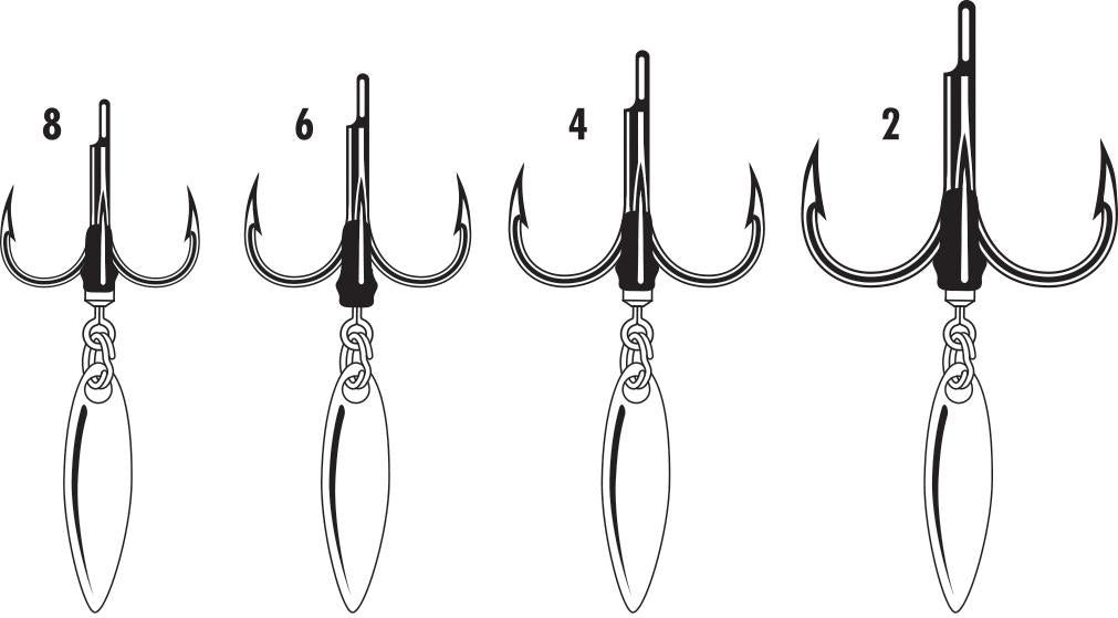 VMC 7548BD Bladed Hybrid Treble Short - available in four sizes