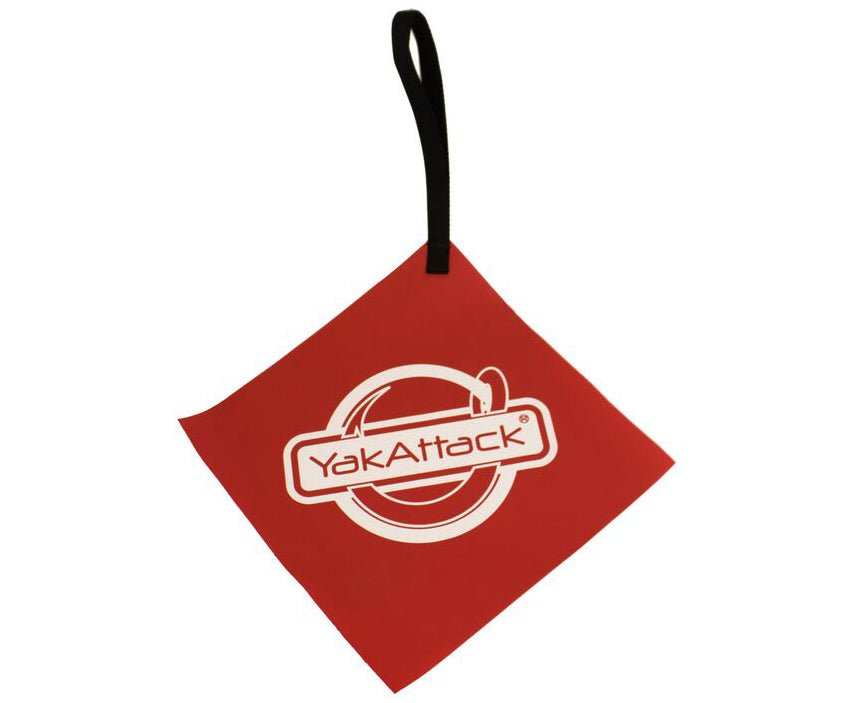 YakAttack Kayak Tow Flag Get Hooked Logo