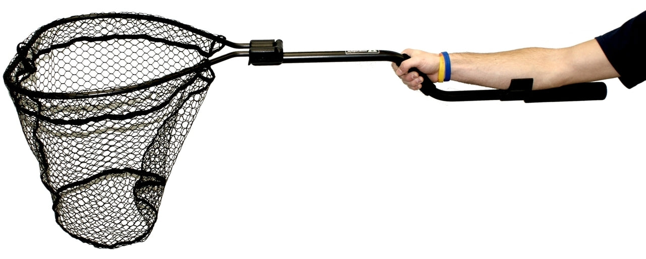 YakAttack Leverage Landing Net [20" x 21" Hoop\, 46" Long w/ Foam Extension]