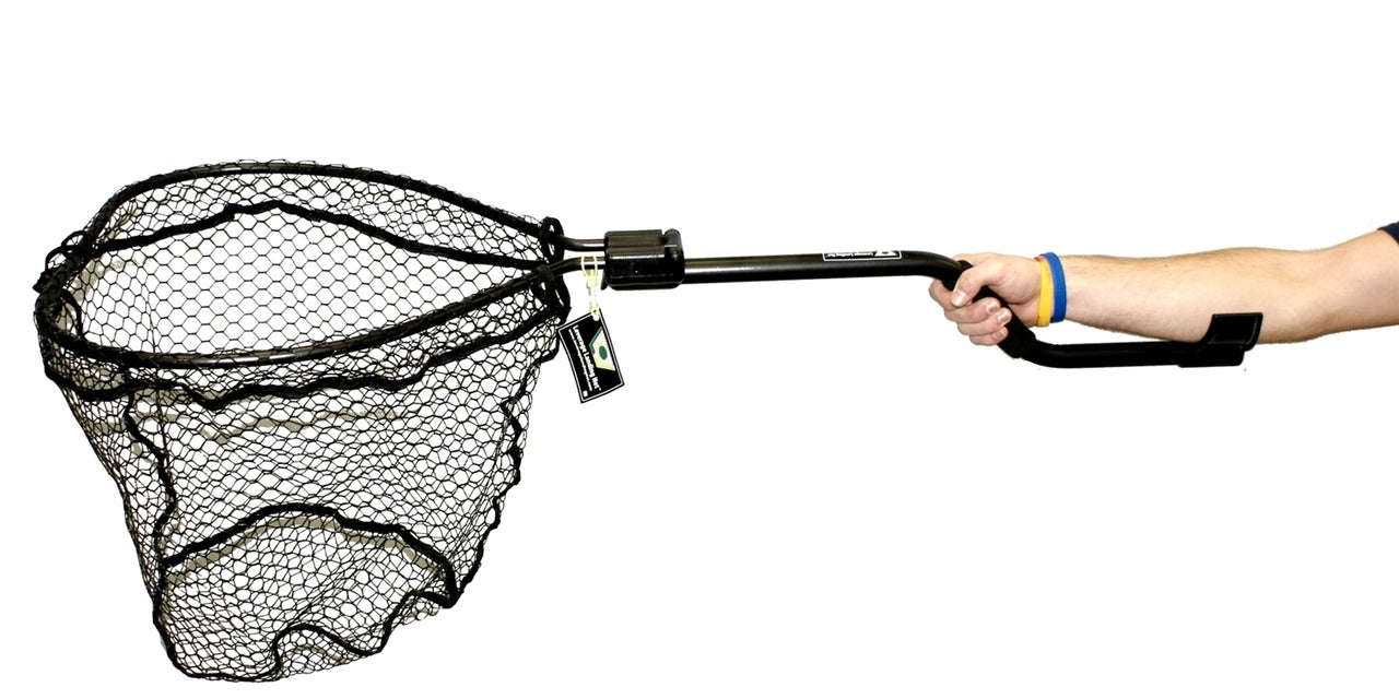 FETION Fishing Landing Net with Telescoping Pole Handle - Floating
