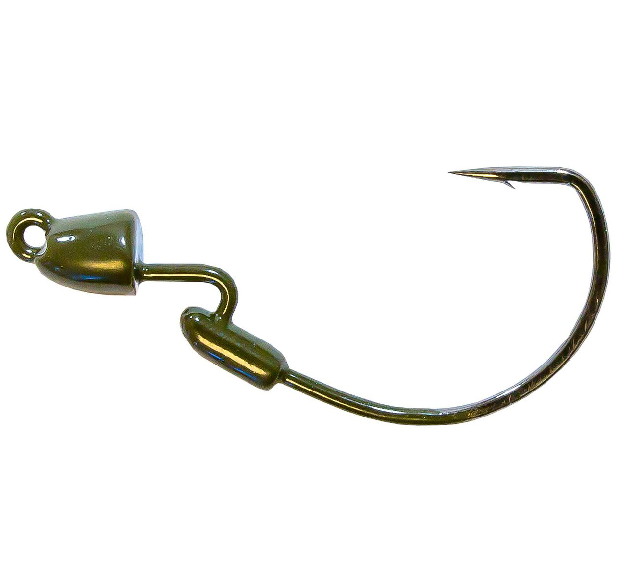 Z-Man Finesse BulletZ Weedless Jigheads [1/15 oz Green Pumpkin]